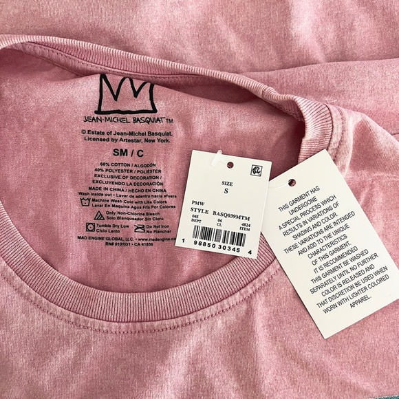 NWT Basquiat Flower Graphic Muscle Tank Top Men’s Small - Picture 7 of 9